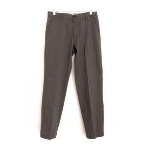 Dockers 30x32 Men's Straight Fit Dress Pants / Slacks - Gray